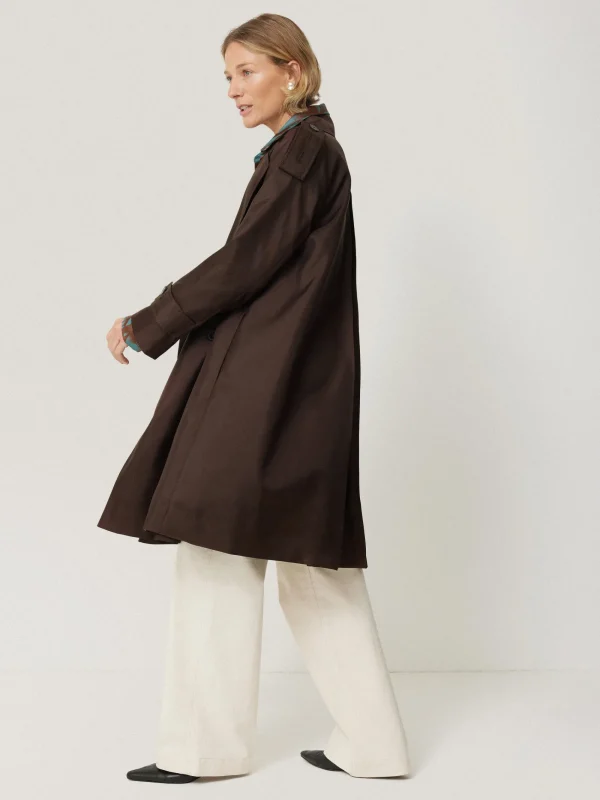 Jigsaw Pure Silk Trench Coat