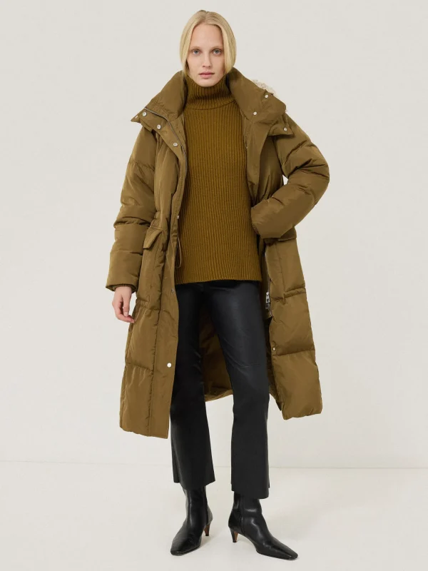 Jigsaw Relaxed Longline Puffer Coat