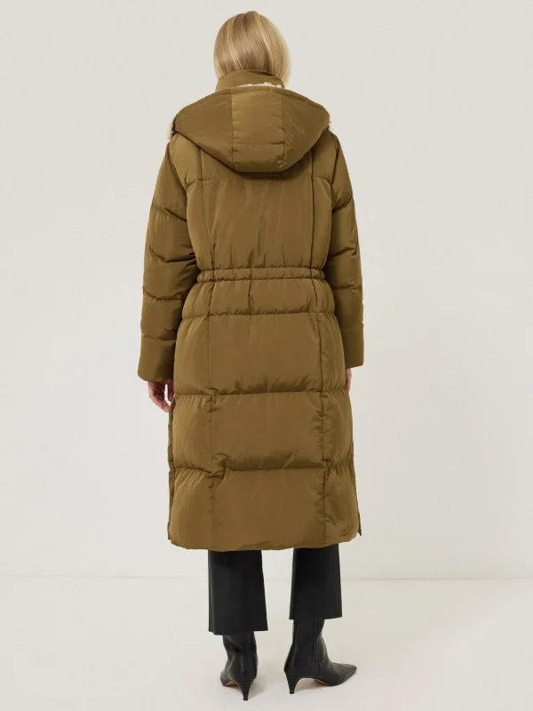 Jigsaw Relaxed Longline Puffer Coat