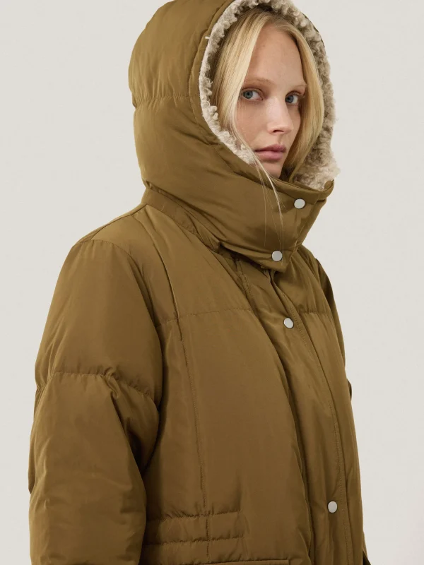 Jigsaw Relaxed Longline Puffer Coat