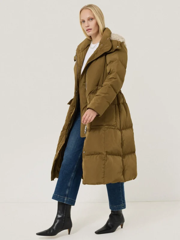 Jigsaw Relaxed Longline Puffer Coat