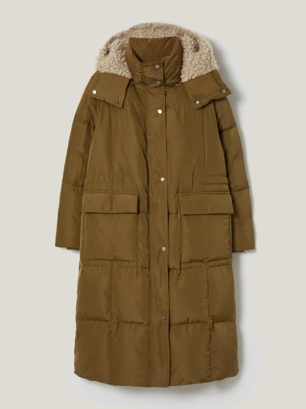 Jigsaw Relaxed Longline Puffer Coat