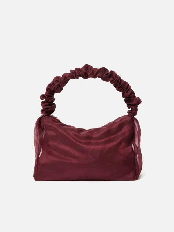 Jigsaw Ruched Organza Mini Bag