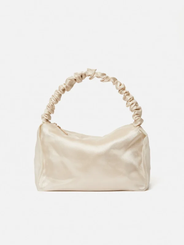 Jigsaw Ruched Organza Mini Bag