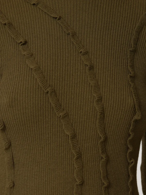 Jigsaw Ruffle Detail Jumper