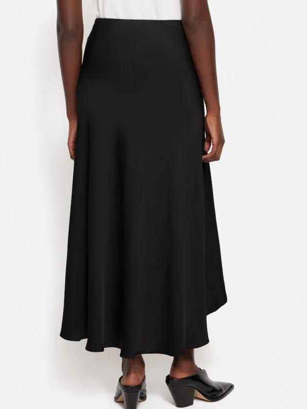 Jigsaw Satin Bias Asymmetric Skirt