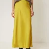 Jigsaw Satin Bias Maxi Skirt