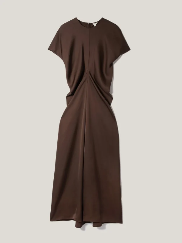 Jigsaw Satin Crepe Midi Dress