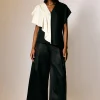 Jigsaw Satin Volume Trouser