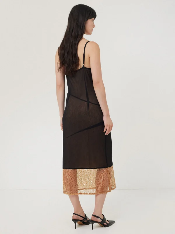 Jigsaw Sequin Mesh Dress