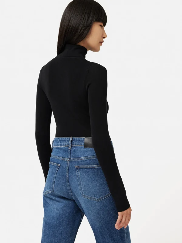 Jigsaw Silk Cotton Polo Jumper