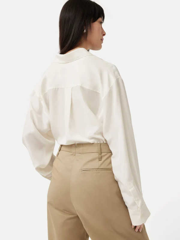 Jigsaw Silk Habotai Relaxed Shirt