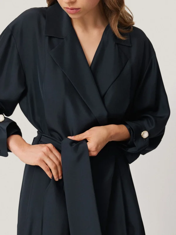 Jigsaw Silk Relaxed Wrap Jumpsuit