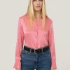 Jigsaw Silk Satin Blend Shirt