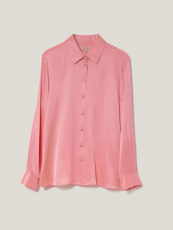 Jigsaw Silk Satin Blend Shirt