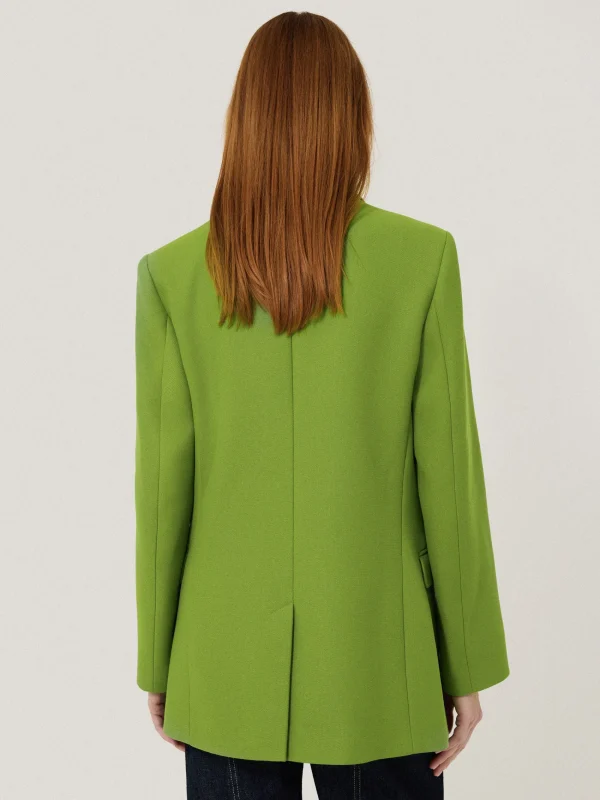 Jigsaw Silver Button Military Jacket