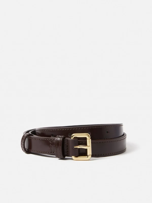 Jigsaw Skinny Leather Belt