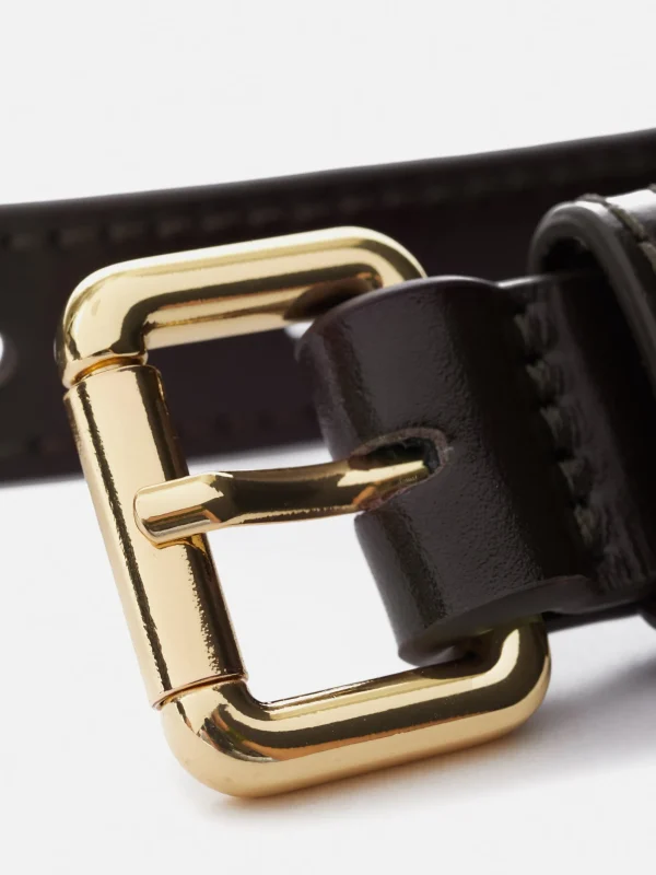 Jigsaw Skinny Leather Belt