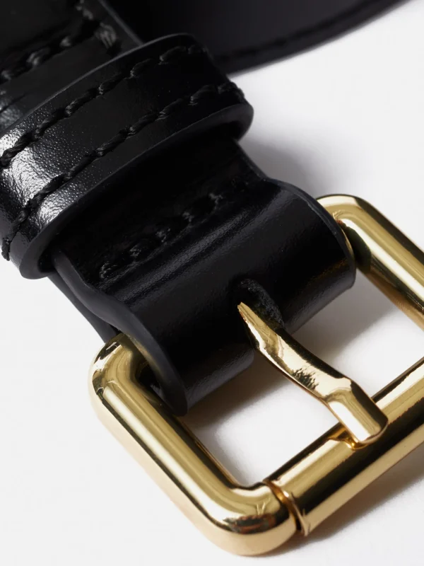 Jigsaw Skinny Leather Belt