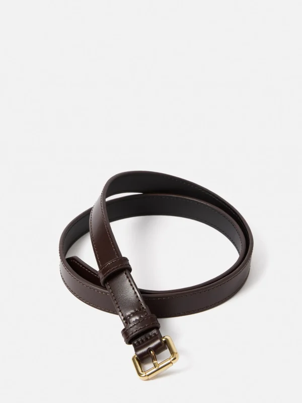 Jigsaw Skinny Leather Belt