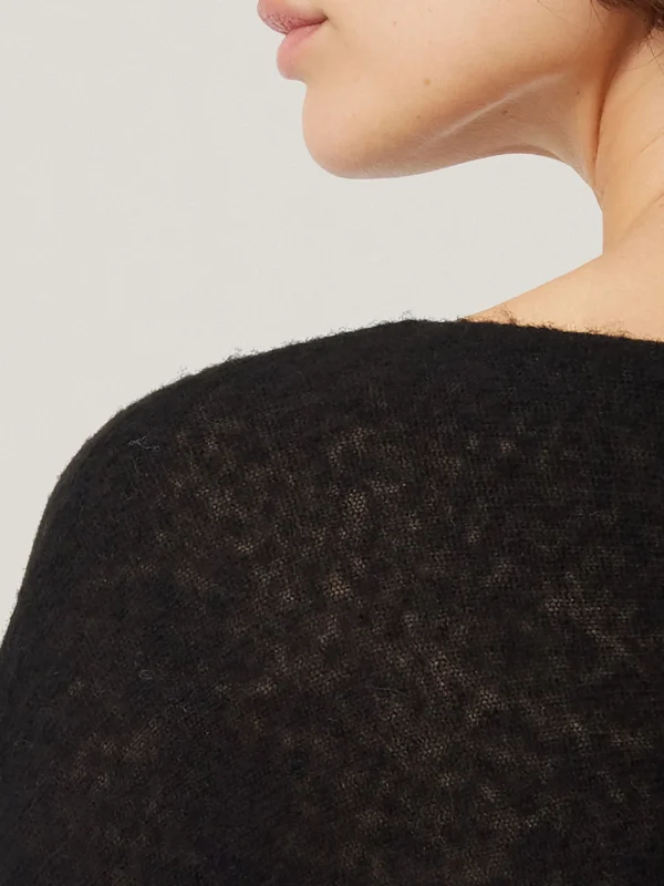 Jigsaw Soft Gauzy Knit Poncho Jumper