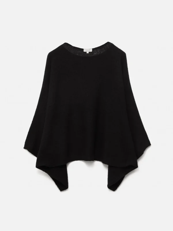 Jigsaw Soft Gauzy Knit Poncho Jumper