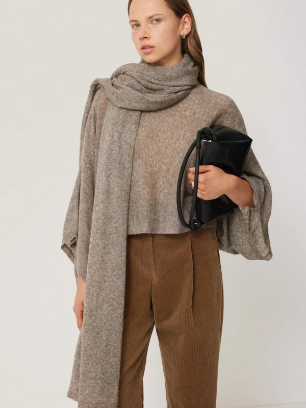 Jigsaw Soft Gauzy Knit Scarf