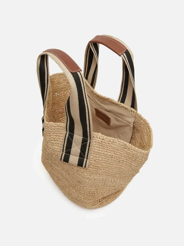 Jigsaw Soft Raffia Tote