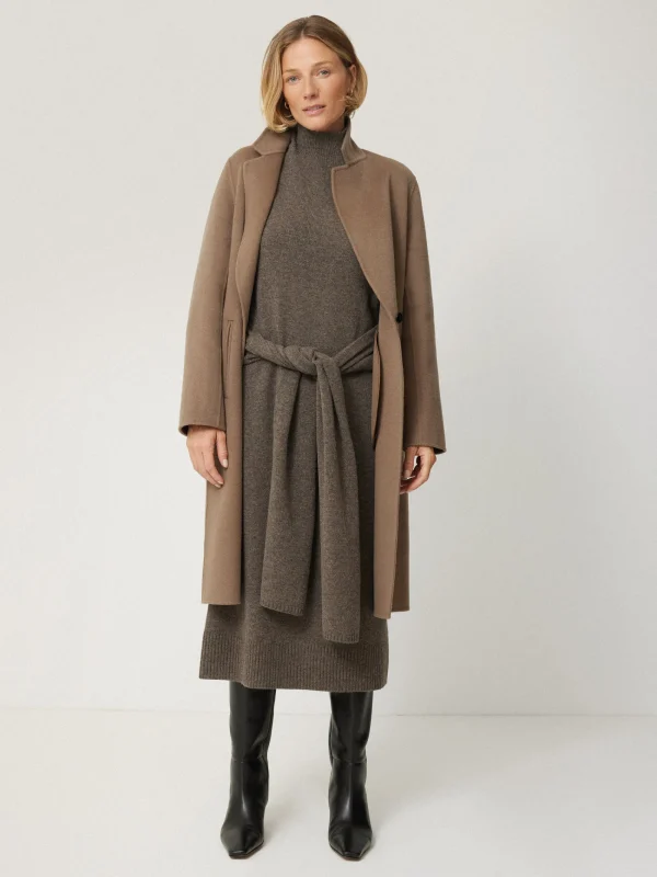 Jigsaw Soft Wool Scarf Jumper Dress