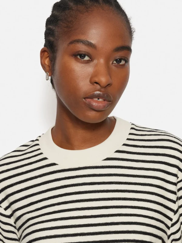 Jigsaw Stripe Textured T-shirt