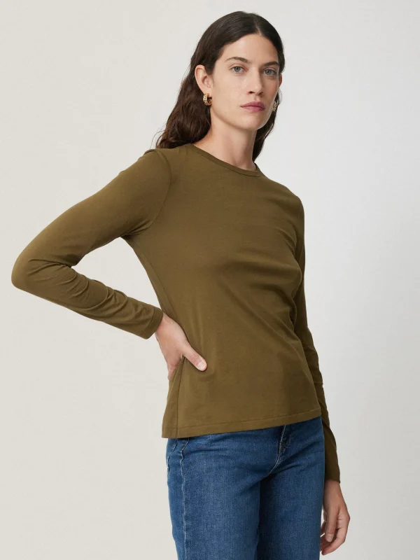 Jigsaw Supima Cotton Long Sleeve Tee