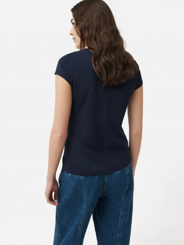 Jigsaw Supima Cotton Scoop Neck Tee