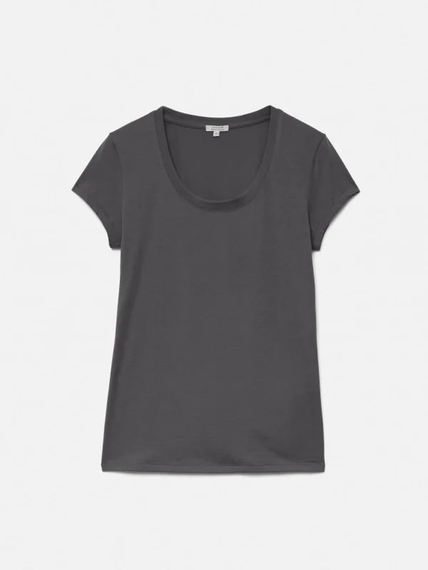 Jigsaw Supima Cotton Scoop Neck Tee