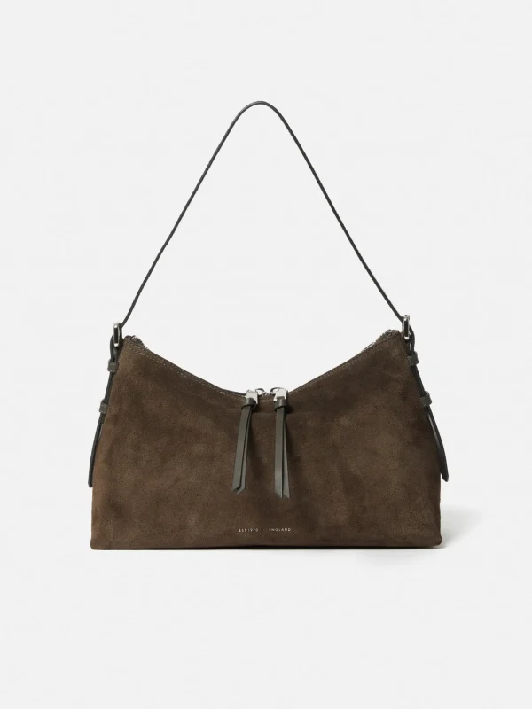 Jigsaw Trafalgar Suede Shoulder Bag