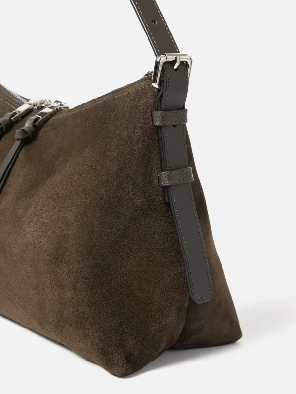 Jigsaw Trafalgar Suede Shoulder Bag