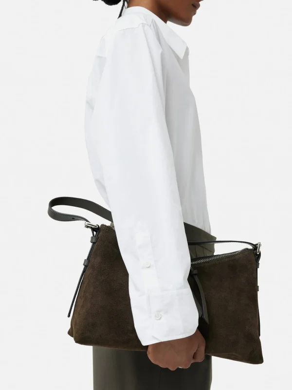 Jigsaw Trafalgar Suede Shoulder Bag