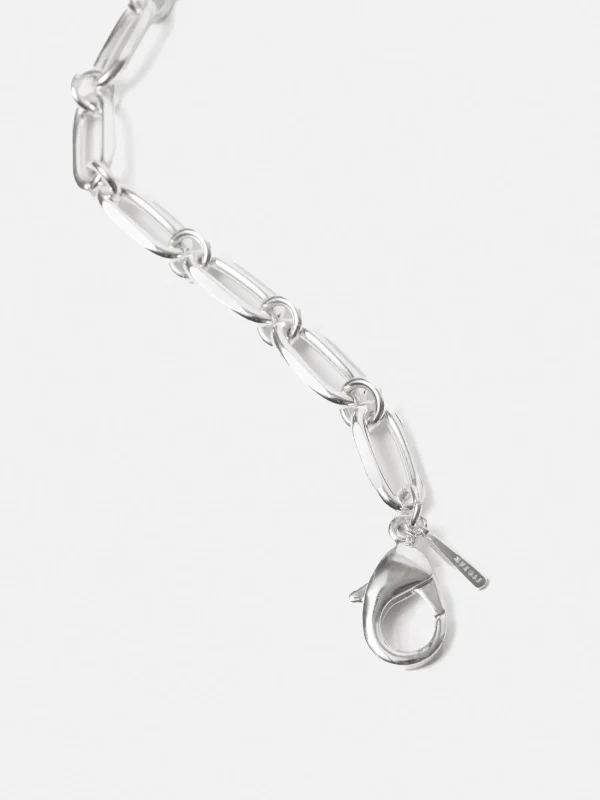 Jigsaw Trombone Link Chain Necklace