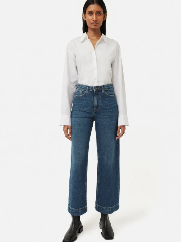 Jigsaw Tyne Wide Leg Cropped Jean