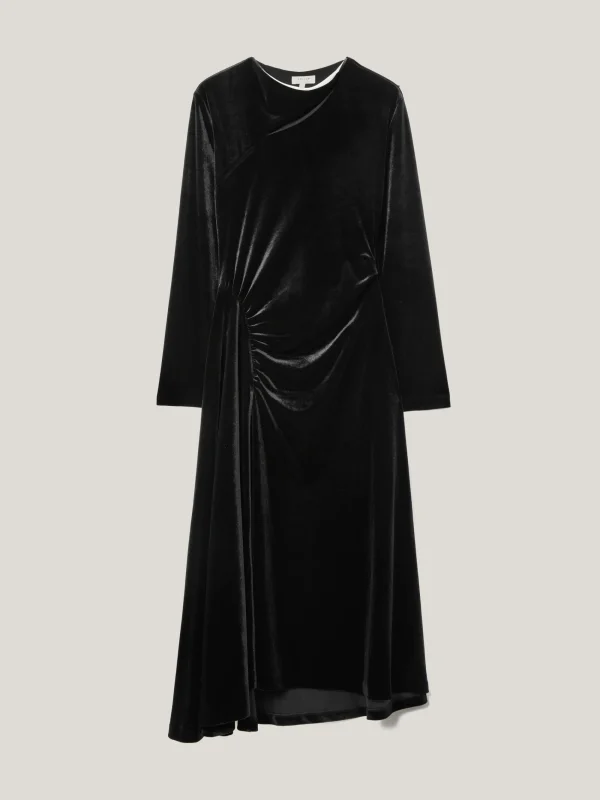 Jigsaw Velvet Ruched Dress