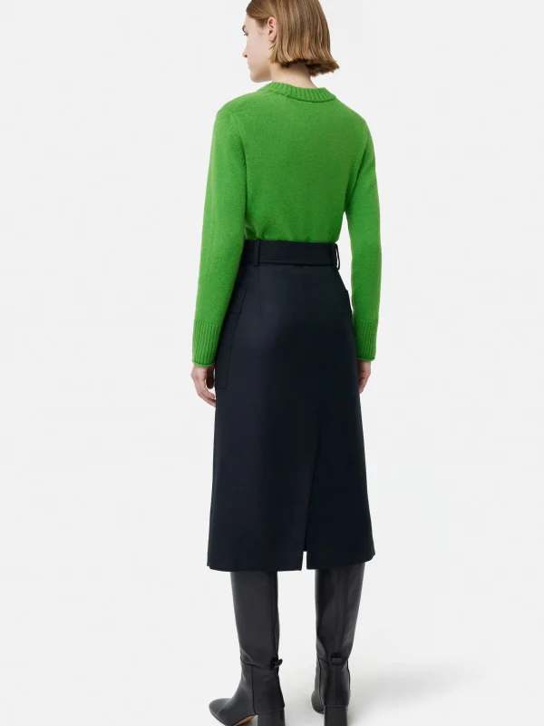 Jigsaw Wool Belted Utility Skirt