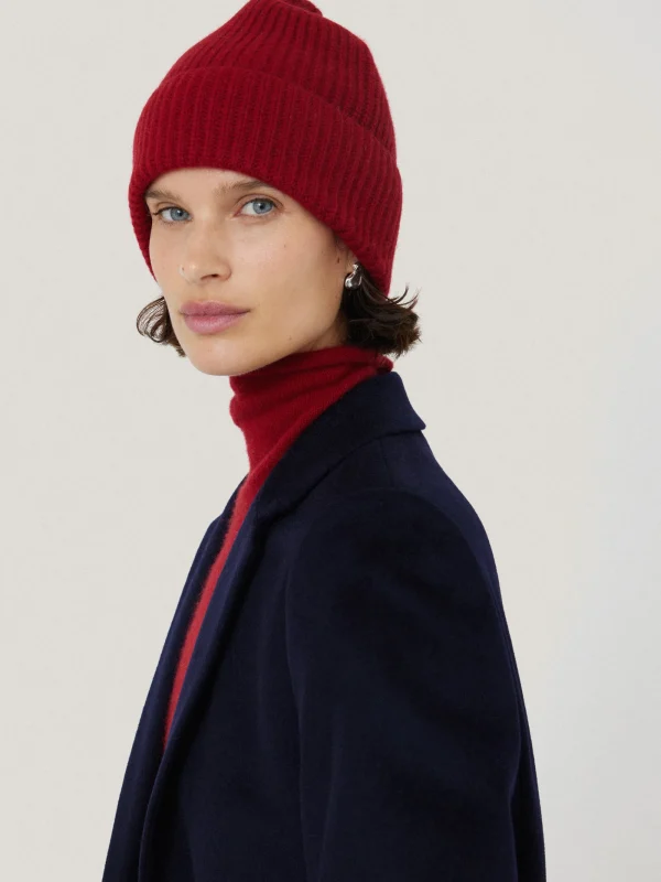 Jigsaw Wool Cashmere Blend Beanie