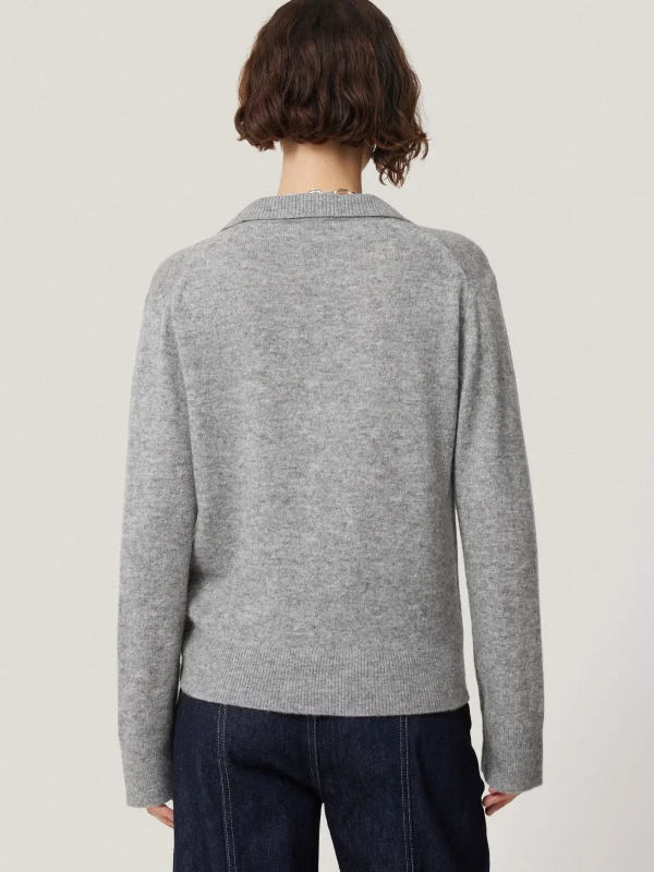 Jigsaw Wool Cashmere Blend Collar Jumper