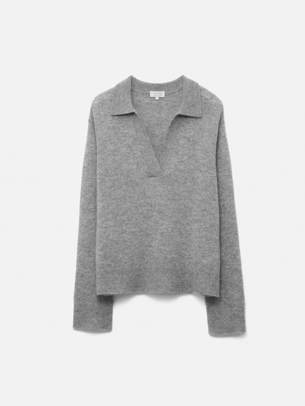 Jigsaw Wool Cashmere Blend Collar Jumper