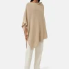 Jigsaw Wool Cashmere Blend Drape Poncho