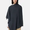 Jigsaw Wool Cashmere Blend Drape Poncho