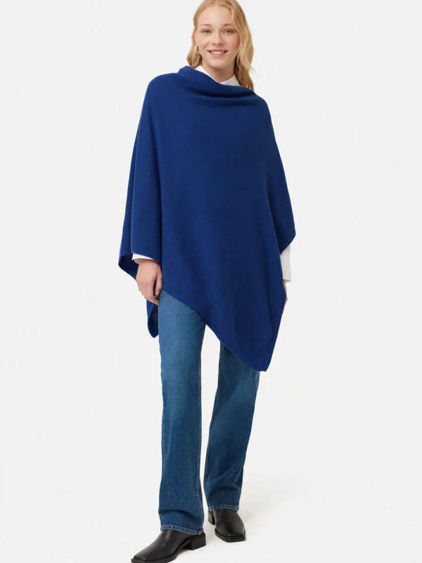 Jigsaw Wool Cashmere Blend Drape Poncho