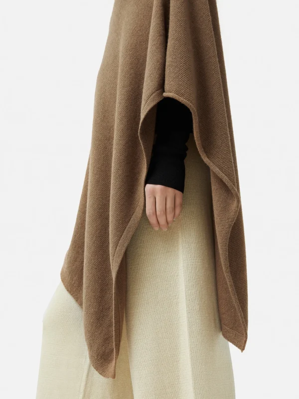 Jigsaw Wool Cashmere Blend Drape Poncho