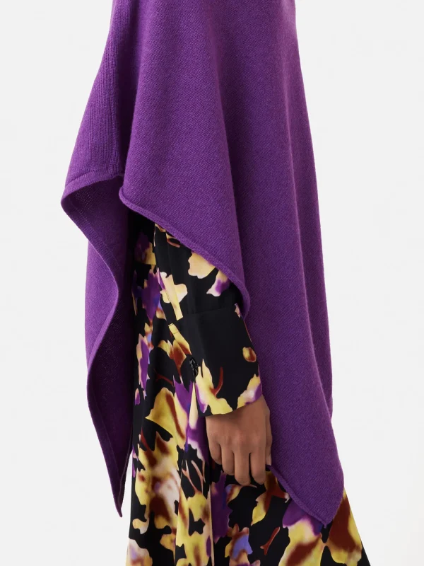 Jigsaw Wool Cashmere Blend Drape Poncho