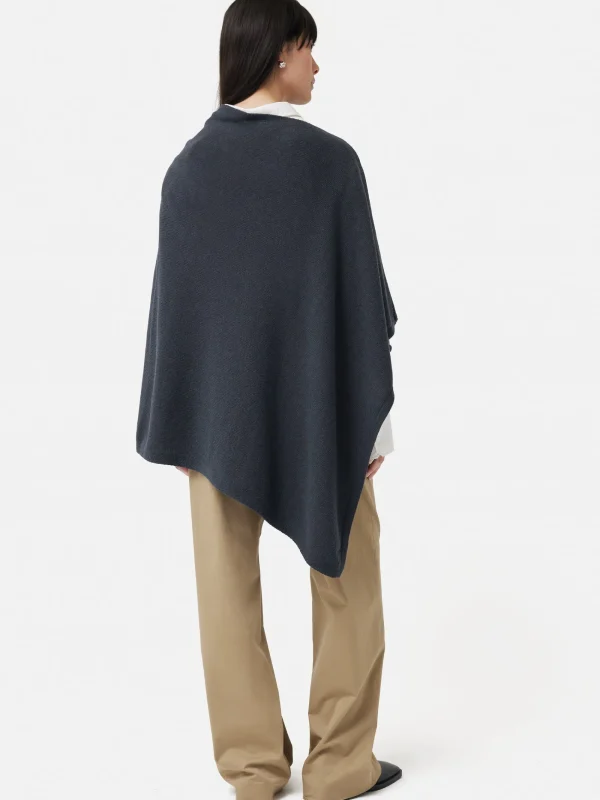 Jigsaw Wool Cashmere Blend Drape Poncho