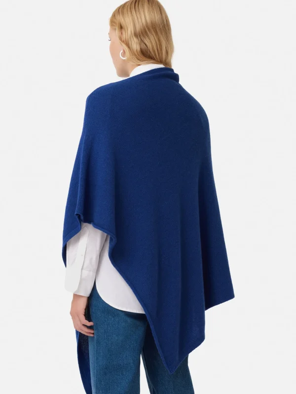 Jigsaw Wool Cashmere Blend Drape Poncho